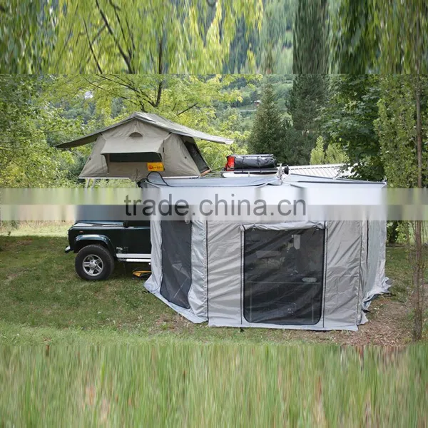 Camping Tent Roof Top Tent With Car Foxwing Awning for 4x4