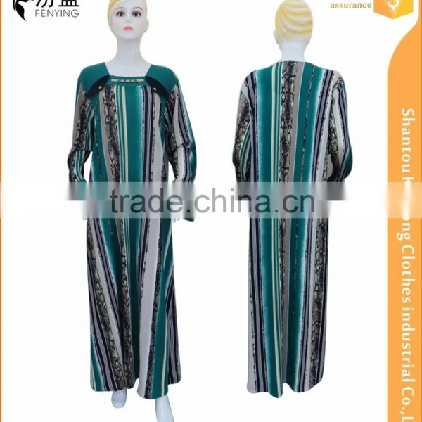 Flannel 2016 Summerprint Color Clothing Abaya for Women