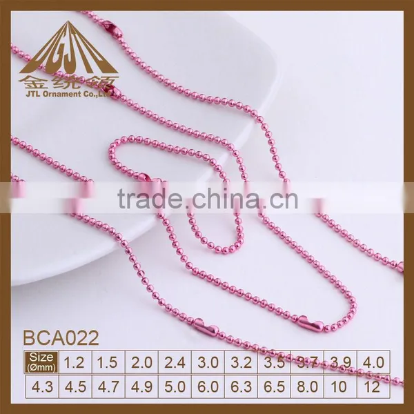 Stainless Steel Bead Chain Gold Filled photo-4