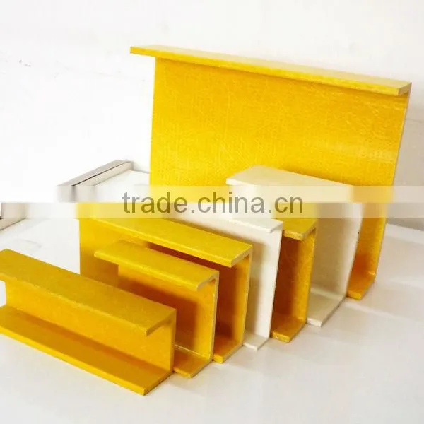 19mm to 300mm Wide Pultruded FRP GRP Fiberglass C Channel Profile photo-2