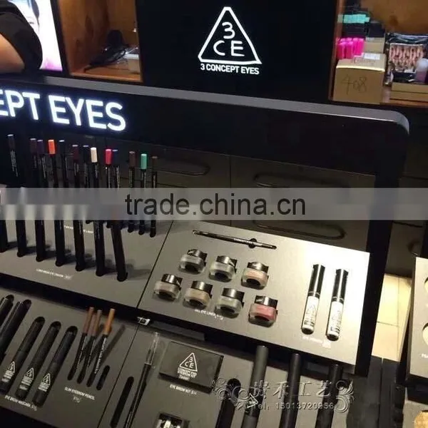 3ce Display Cosmetic Display Counter, Beautiful Acrylic Cosmetic Display for Eye Shadow photo-6