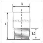 1/8 " Threaded NPT Round Head Plug Square To Round Pipe Fitting photo-6