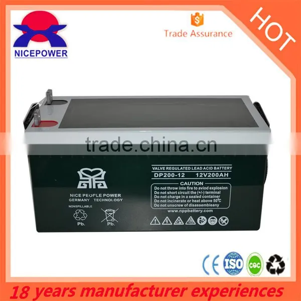 12v 200ah AGM Battery Solar Battery Lead Acid Battery photo-2