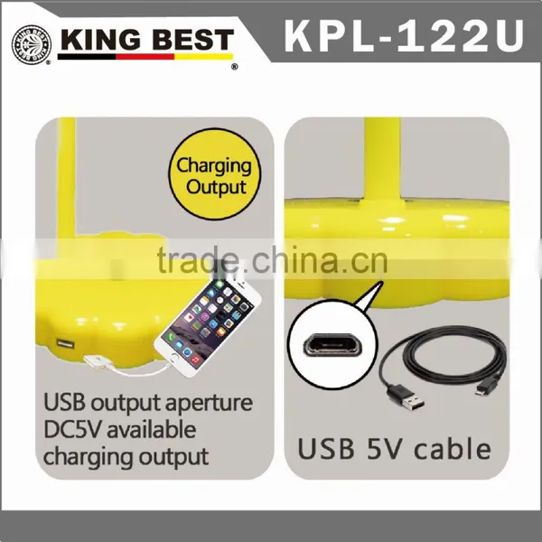 KING BEST Multifunction Rechargeable Desk Reading Lamp 180 Degree Rotation Emergency Light photo-3