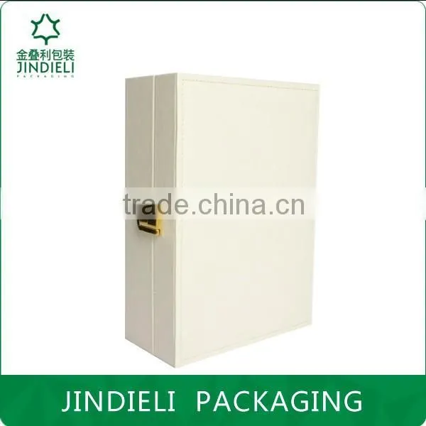 Hot Stamping Decorative White Cosmetic Gift Box Packaging photo-3