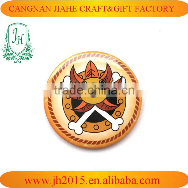 Metal Badge Custom Logo Safty Pin Back Round Badge Button Badge for Promotional photo-5