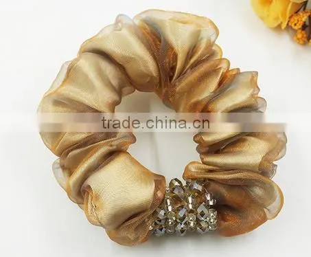 Bell Crystal Scrunchie Rope to Tie Hair Style