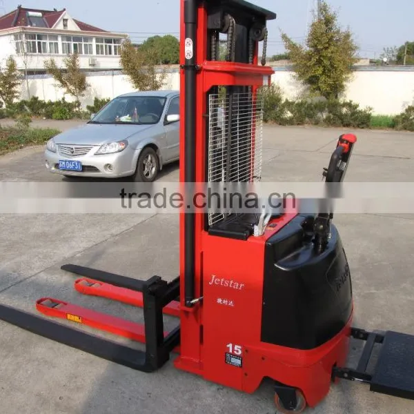 China Jetstar High Mast Electric Pallet Forklift Manual photo-3