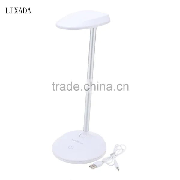 Rotational LED Touch On/Off Switch Desk Lamp Eye Protection Student Study Reading Dimmer Foldable Rechargeable Led Table Lamps photo-3
