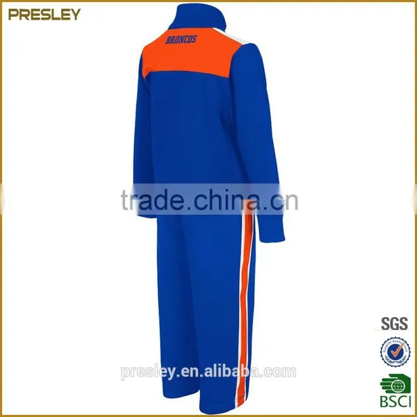 Customized Track Suit / Golden Velvet/ Super Poly Track Suit Sports Suit photo-4
