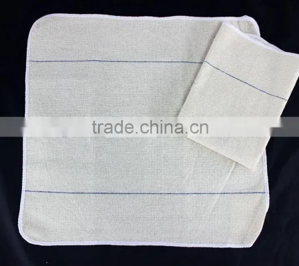 China Factory Wholesale White Kitchen Tea Towels With Stripe Border photo-5