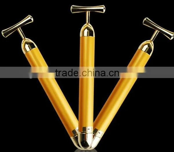 24K Gold Bar Facial Massager Bar/golden Beauty Bar/energy Beauty Bar