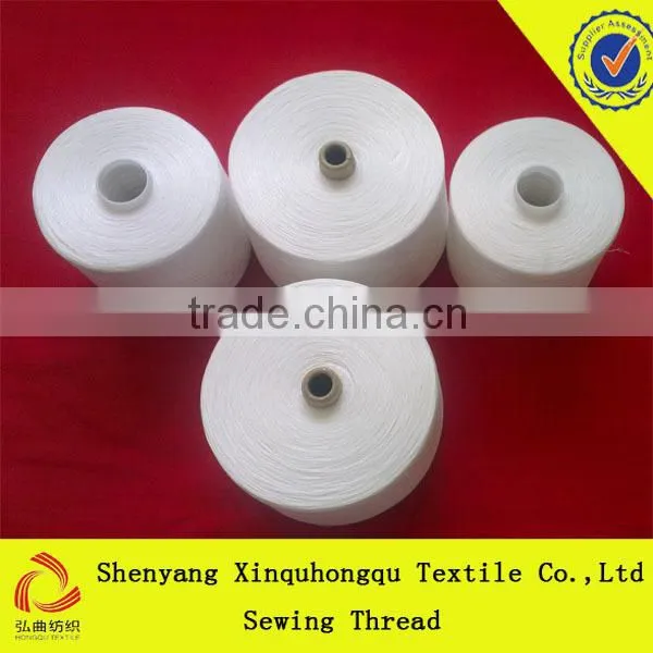 T30s/3 1kg 100% Yizheng Polyester Sewing Thread Weight in Raw White