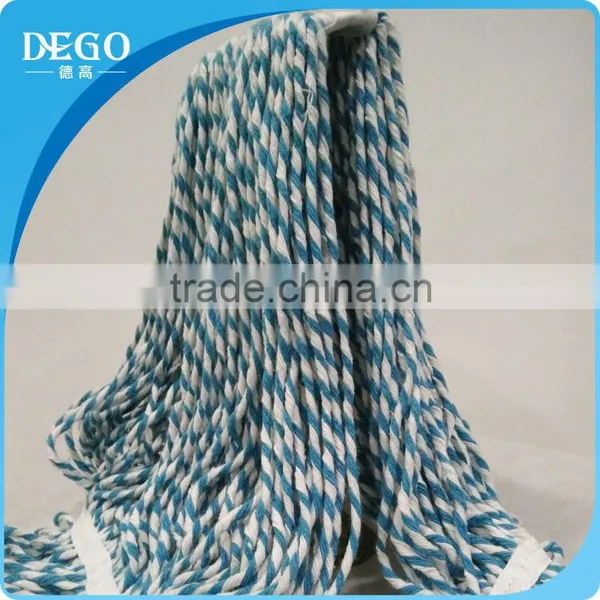 Candy Striped Laundrable Tufted Dust Mop Wet Mop Head photo-3