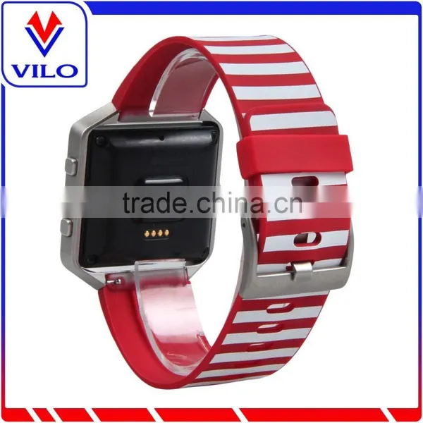 High Quality Replacement Adjustable Silicone Watch Band Rubber Wrist Strap for Fitbit Blaze Smart Watch photo-2
