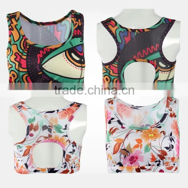 Sublimation Sports Bra,wholesale Yoga Sports Bra