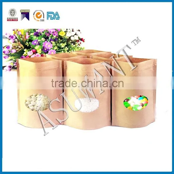Kraft Paper Stand up Pouches for Food Packaging photo-3