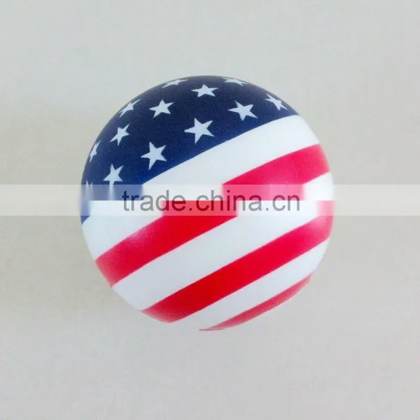 US Flag Stressball pu Foam Ball of Stars and Stripes photo-3