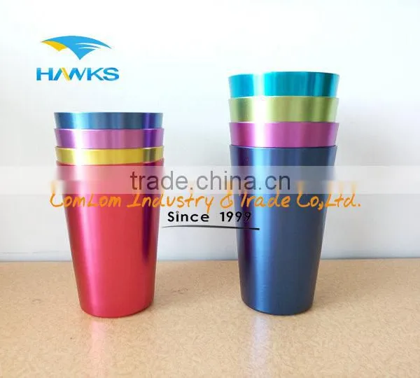15oz/17oz Colorful Aluminum Oxidized Shot Glass/cup/mug/tumbler photo-3