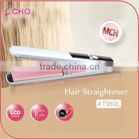 FR-213 Professional Fast Gorgeous Ceramic LCD Digital Electric Wet and Dry Steam Flat Iron Hair Straightener photo-3