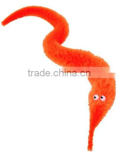 Orange Magic Worm Mr Fuzzy Magic Worm