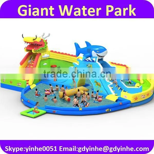2016 Giant Inflatable Pool Slide for Adult, Inflatable Pool With Slide Quality Choice photo-2