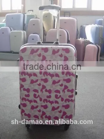 New Product for 2015 Shiny Finish Zipper Type Trolley Luggage Bag