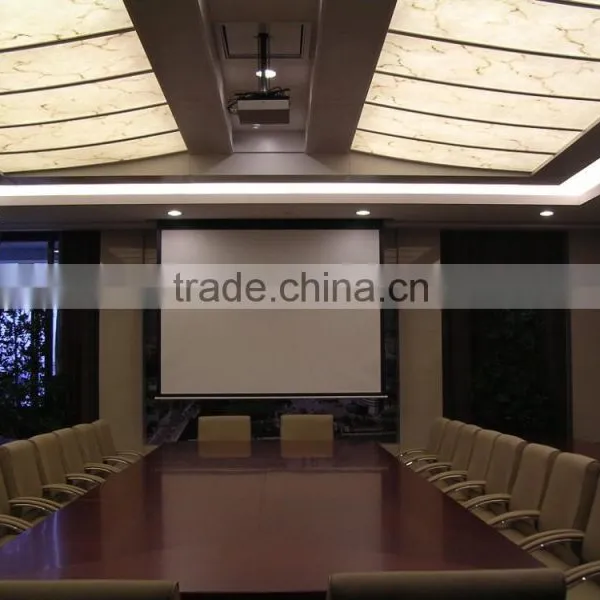Wall Mount Motorized Projector Screen / High Ceiling Hanging Projector Screen photo-2