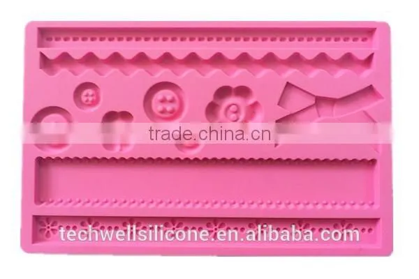 FDA LFGB Lovely Silicone Mold for Cake Fondant photo-6