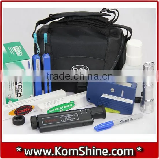 8 in 1 Optical Fiber Connector Cleaning & Inspection Tool Kit Incl.One-click Cleaner, NTTAT OPTIPOP R Cassette Cleaner + Scope