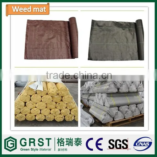China Black Green PP Woven Weed Barrier,plastic Ground Cover,weed Mat photo-6