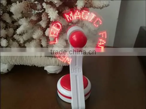 Several Models Mini Flashing Led Promotional Programme Message Fan Customized Words photo-2