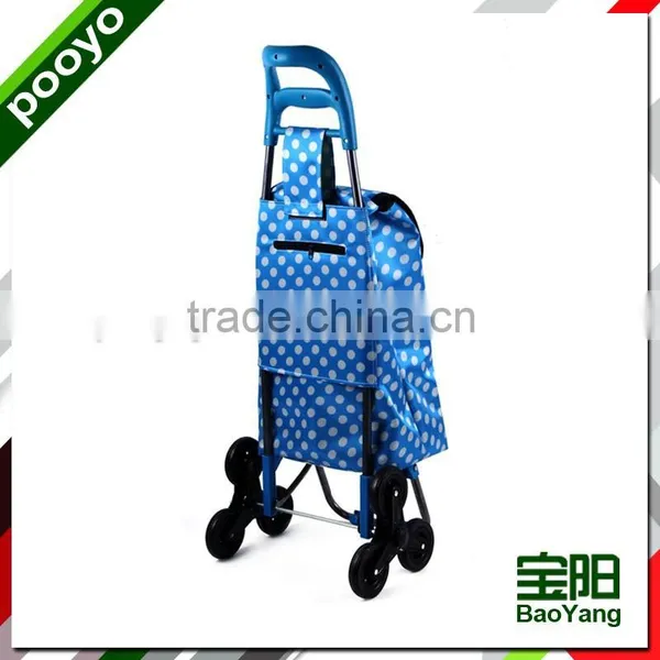 Pooyo A3S 6 Wheel 600D Shopping Trolley Bag photo-2