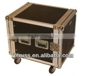 10U SPACE RACK CASES Amp Effect Mixer PA DJ Wheel Casters