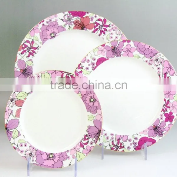 2015 New Products Custom Printing Plate, Custom Print Melamine Plates, Photo Printing Ceramic Plate photo-3