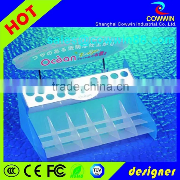 Acrylic Brush Display Stand, Plate Clear Slatwall Acrylic Shoe Display Stand photo-4