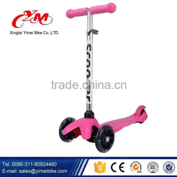 2016 Hot Sell Pedal Mini Cheap Kick Scooter / 2 Wheel Hand Brake Kids Kick Scooter / Four Wheels Kick Scooter for Child photo-3