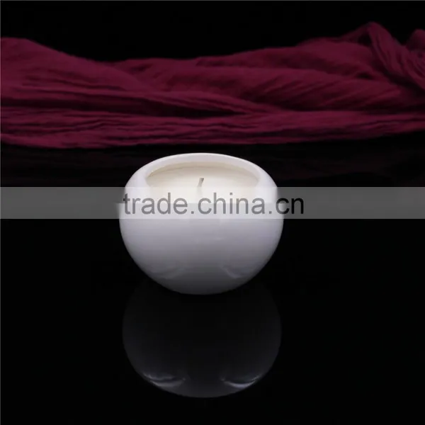 Three Sizes Home Decoration Soy or Paraffin Wax Scented Candles in Ceramic Jar