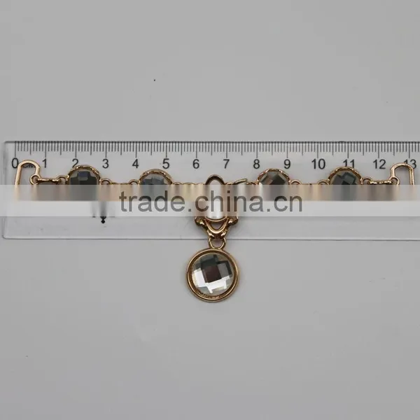 Golden Welded Link Ornamental Women Decorative Design Metal Link Chain photo-2