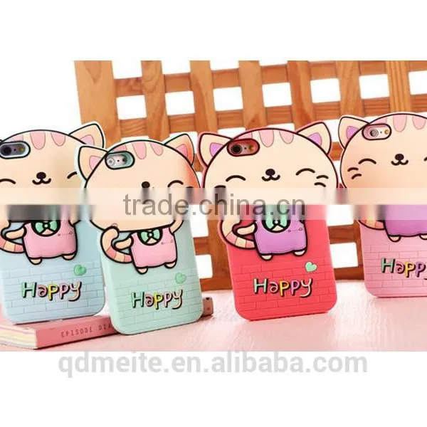 2016 High Quality Cute Cartoon Silicone Cell Phone Case for Iphone 6 6s photo-2