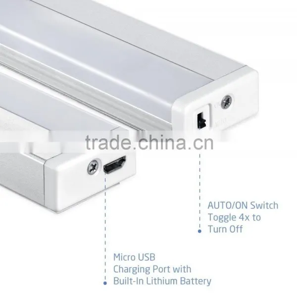 Rechargeable Wireless PIR Motion Sensor Night Light 3-Modes LED Wall Lamp photo-2