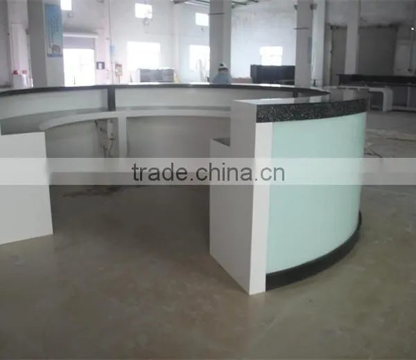 3d Hotel Interior Design Front Desk Reception Counter photo-5
