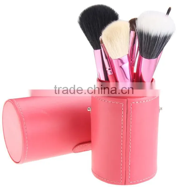 Professional Makeup Brush Set 12 Pcs Kit Leather Cup Holder Case Kit photo-2
