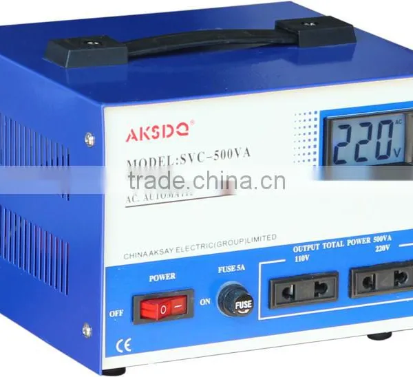 Manufacturer SVC TND 500VA 1KVA Single Phase Auto Servo Voltage Stabilizer Price photo-3