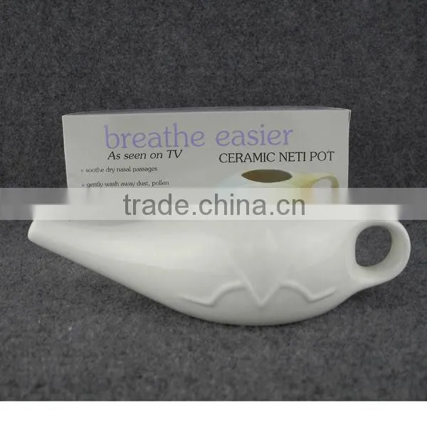 Factory Direct Ceramic Yoga Neti Pot