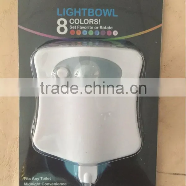 8 Color Changing LED Toilet Night Light, Toilet Night Light With 8 Changing Colors, Energy Saving LED Light photo-2