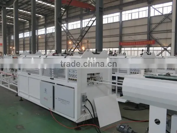 PVC 20-63MM DOUBLE PIPE LINE WITH CONIC TWIN SCREW EXTRUDER PS65