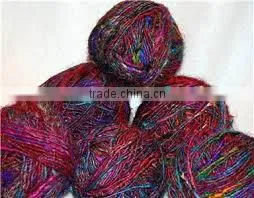 RECYCLED SARI SILK YARN