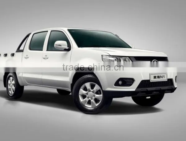 Chinese Well-known Brand "Huanghai" Double Cab Gasoline 4WD Pickup Truck