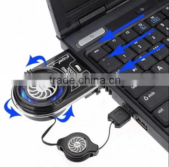 Mini USB Cooler Cooling Fan / Laptop Air Extracting Cooling Fan / USB Laptop Cooler Fan